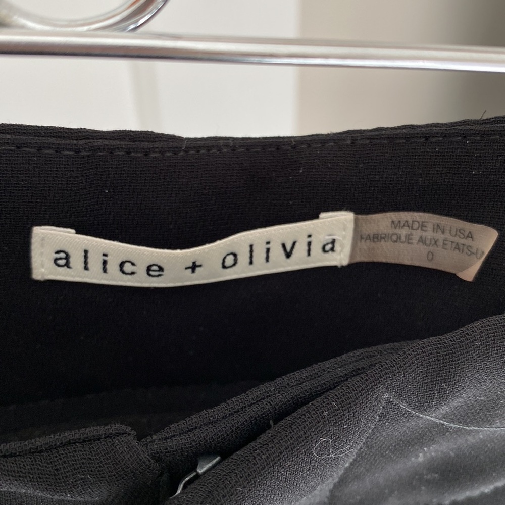 Alice + Olivia black dress pants size 0 - Picture 4 of 4